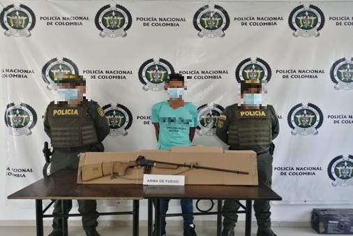 Capturamos a un sujeto por porte ilegal de armas de fuego 