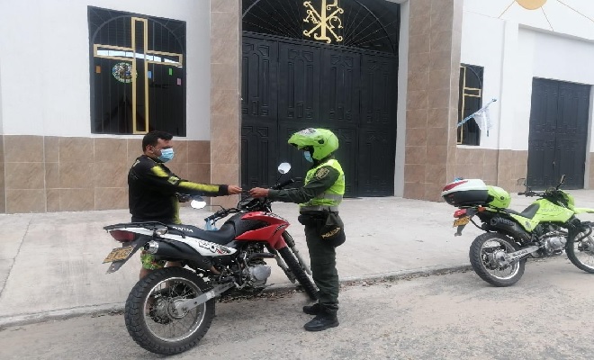 Nuestra policía comprometida con la semana santa