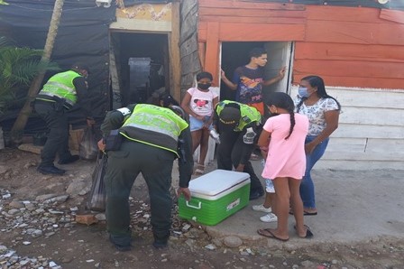 Solidaridad-con-la invasión-Los-Milagros-en-Valledupar