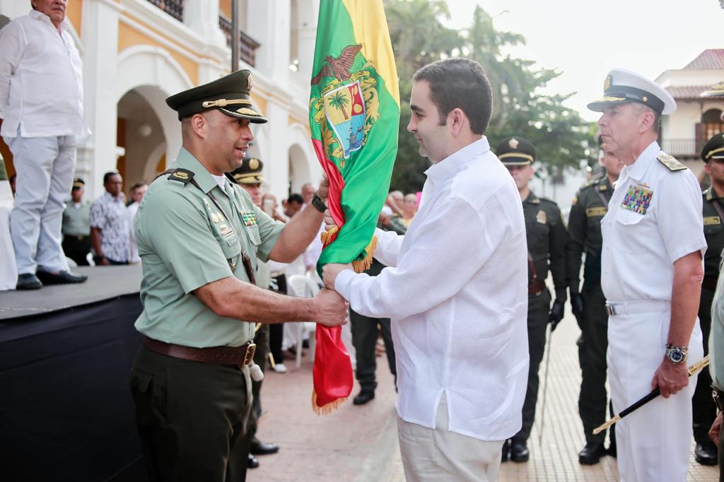nuevo comandante del Departamento de Policía Bolívar