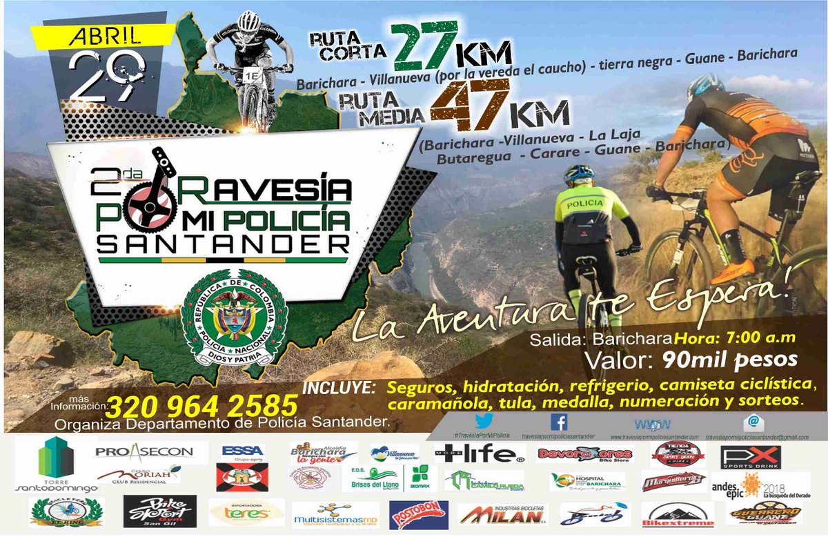 Segunda travesía por mi policía Santander
