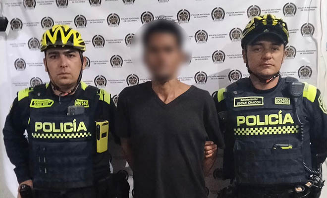 Fue capturado en el centro de Popayán