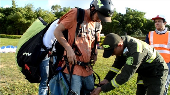 Seguridad en deportes extremos Policía de Santander