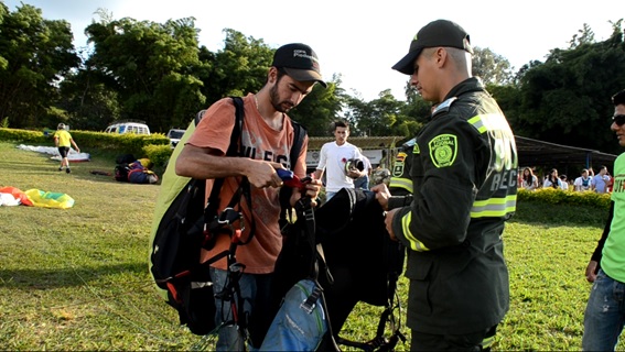 Seguridad en deportes extremos Policía de Santander