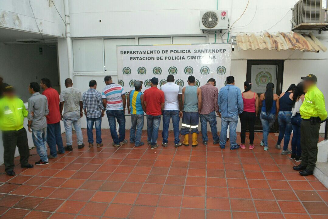 Desarticulación banda delincuencial Policía de Santander