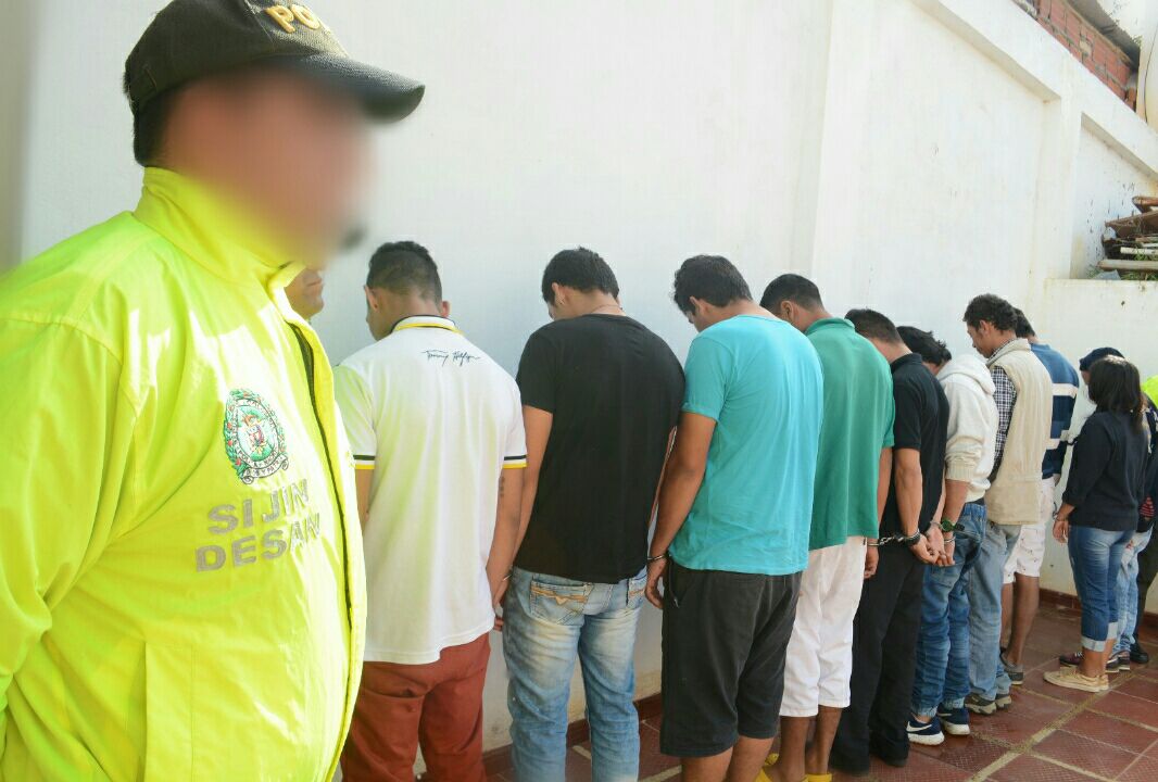 Desarticulación Banda los Primos Policía de Santander