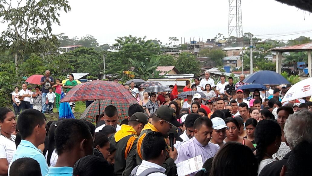 Romería de feligreses en uno de los sitios de peregrinacion