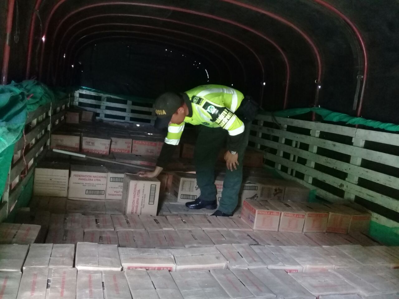 Incautación panela Policía de Santander