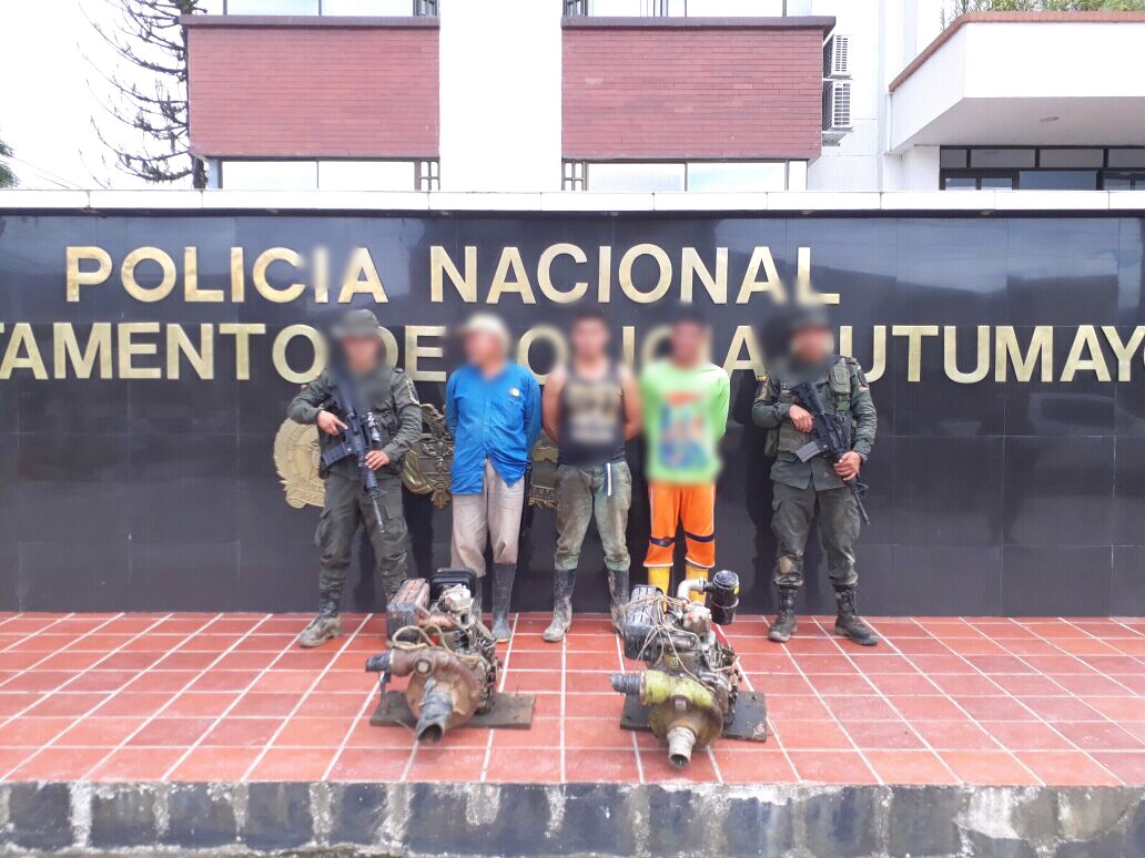 Operación “La Patria” contra la minería ilegal en Putumayo