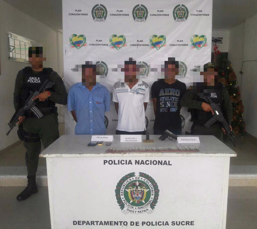 tres extorsionistas cayeron en las manos de la justicia 