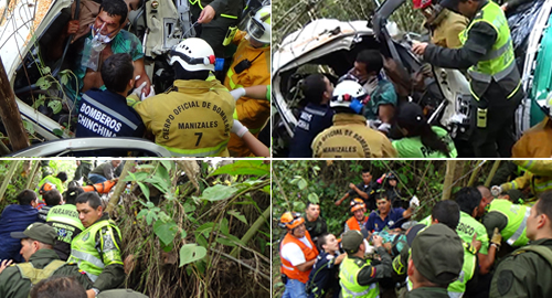 La Policía Nacionalrescate   en coordinación con el cuerpo de bomberos, defensa civil y el BYR a