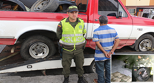 POLICIA NACIONAL 98 kilos de marihuana