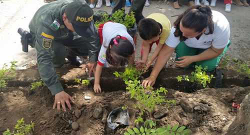 POLICIA NACIONAL-arboles de vida